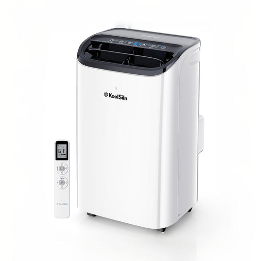 14,000 BTU Portable Air Conditioner Cools Up to 700 Sq.Ft, Works with KoolLink App, Auto-Evaporation, Low Noise, Remote Control